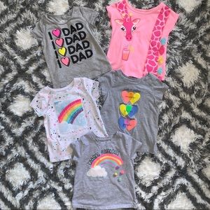 Toddler girl bundle tops
